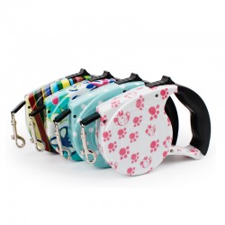 Custom Pet Adjustable Leash Slip Luxury Nylon Rope Custom Print Logo Pet Retractable Dog Leash for Dog