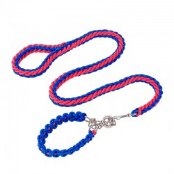 Custom Dog Paracord Leash Large Paracord Braided Pet Rope Nylon Dog Collar and Leash