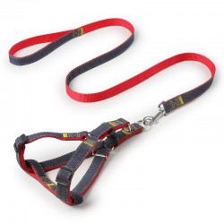 Custom Dog Cotton Leash Eco-friendly Organic Hemp Dog Collar Harness with Leash Set for Sensitive Dogs