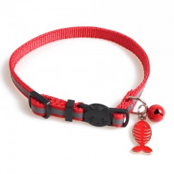 Pet Luminous Flashing Collar Glow in Night Pet Dog Cat Puppy Safe Necklace Adjustable Led Lights Polyester Dog Pets Collars