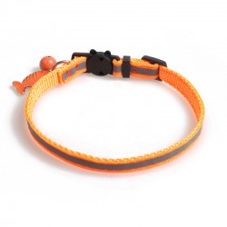 Pet Luminous Flashing Collar Glow in Night Pet Dog Cat Puppy Safe Necklace Adjustable Led Lights Polyester Dog Pets Collars