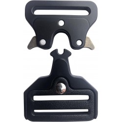 Pet Release Tactical Collar 25mm 32mm 40mm Multiple Sizes Alloy Quick Vest Dog Collar Belt Buckle for Webbing Black