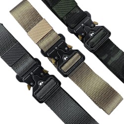 Pet Release Tactical Collar 25mm 32mm 40mm Multiple Sizes Alloy Quick Vest Dog Collar Belt Buckle for Webbing Black