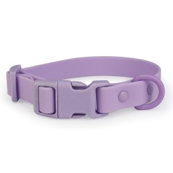 Custom Pet Rubber Collar Strong Heavy Duty Waterproof Rubber Pvc Coated Fashion Dog Collar for Medium Large Dogs