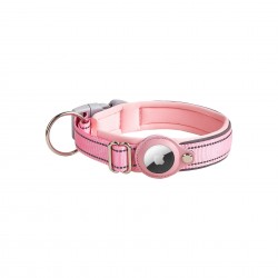 Wholesale Dog Tracker Collar Nylon Air Tag Airtag Dog Pet Collars for With Airtag Holder Adjustable Training Collar