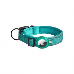 Wholesale Dog Tracker Collar Nylon Air Tag Airtag Dog Pet Collars for With Airtag Holder Adjustable Training Collar