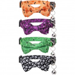 Pet Halloween Pumpkin Collar