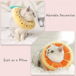 Pet Cone Adjustable Collar Circle Adjustable Dog Soft Cat Recovery Collar After Surgery Cute Protective Collar for Kittens