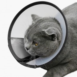 Custom Protective Cat Collar Lightweight Elizabeth Adjustable Dog Cat Recovery Collar Dog Cat Anti Bite Cone