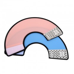 Soft Dog Cone Collar Adjustable Pet Recovery E Collar Plastic Dog Cat Cone After Surgery Anti-bite Elizabethan Collar for Dogs