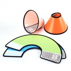 Soft Dog Cone Collar Adjustable Pet Recovery E Collar Plastic Dog Cat Cone After Surgery Anti-bite Elizabethan Collar for Dogs