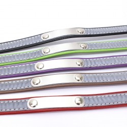 Custom Dog Nylon Collar Leashes Luxury Nylon Custom Dog Collar With Name Plate