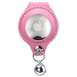 Airtag Holder Dog Collar Leather Apple Protective Air Tag Case Holder Dog Tracker Case Compatible with Apple AirTag