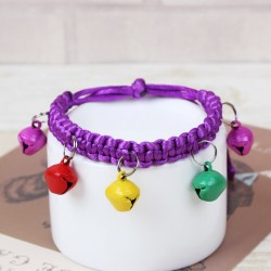 Wholesale Adjustable Cat Collar With Bell Dog Collar Pets Accessories