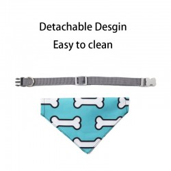 Custom Pet Neck Scarf Adjustable Pet Buckle Triangle Scarf Bandana Neckerchief for Small Cat Bandana