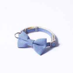 Christmas Dog Bow Tie Custom Pet Accessories Necklace Tweed Cute Fashion Puppy Dog Bow Ties With Collar