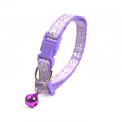 Custom Cat Footprint Collar Dog Leash Cartoon Paw Print Cat Dog Collar