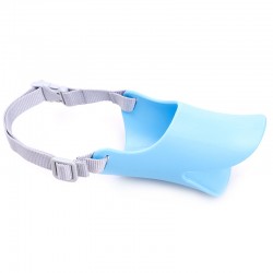 Custom Dog Anti-Bite Muzzle Silicone Duck Mouth Shape Mask Pet Dog Muzzle