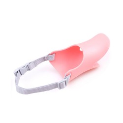 Custom Dog Anti-Bite Muzzle Silicone Duck Mouth Shape Mask Pet Dog Muzzle