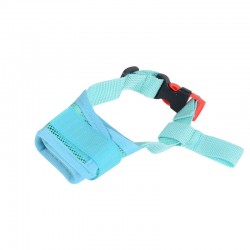 Dog Prevent Biting Muzzle Barking and Chewing with Adjustable Loop Breathable Mesh Soft Fabric Can Customize the Logo