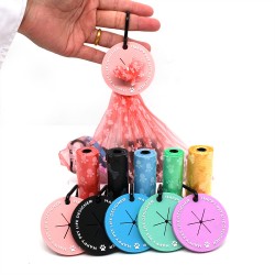 Pet Poop Bag Holder Low Moq Pvc Silicon Poop Bag Holder Waterproof Dog Pet Poop Bag Holder