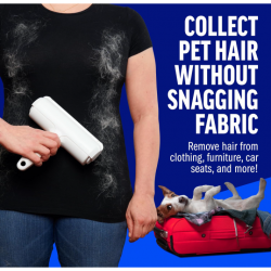 Reusable Pet Hair Remover Lint Roller Cleaner Roller Pets Dog Cat Self-cleaning Fur Removal Tool for Car Lint Cleaning