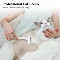 Cat Hair Cleaner Brush Tools Open Removal Pet Small Animal Grooming Dog Brush for Shedding