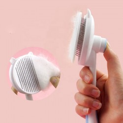 Dog Hair Cleaner Brush Reusable Shape Pet Grooming Comb Pet Slicer Brush for for Pet Hair Grooming