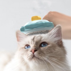 Pet Hair Removal Brush Stainless Steel Pet Grooming Brush for Short Long Haired Dogs Cats Cat Grooming Brush