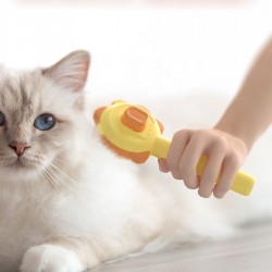 Pet Hair Removal Brush Stainless Steel Pet Grooming Brush for Short Long Haired Dogs Cats Cat Grooming Brush