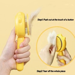 Custom Cat Grooming Brush for Shedding Automatically Cat Remove Brush Dog Hairs Pet Grooming Brush