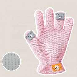 Pet Body Bathing Gloves Magic Silicone for Animal Perfect Bathe Shampoo Dog &Cat Brush Gloves