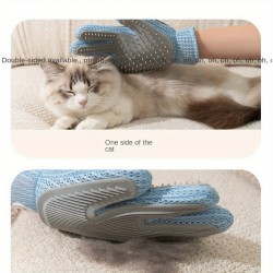 Pet Body Bathing Gloves Magic Silicone for Animal Perfect Bathe Shampoo Dog &Cat Brush Gloves