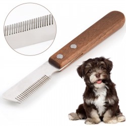 Wooden Handle Pet Comb