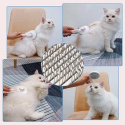 Pet Hair Remover Comb for Dogs Cats Portable Hair Removal Grooming Cleaner