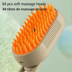Eco-Friendly Cat Hair Brush Water Sticky Brush for Cats Pet Hair Removal Comb with Water Cleaning Brush