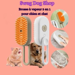Eco-Friendly Cat Hair Brush Water Sticky Brush for Cats Pet Hair Removal Comb with Water Cleaning Brush