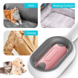 Hair Removal Pet Comb Cleaning Double Side Bath Rake Comb Pet Dog Cat Shedding Deshedding Brush Grooming Comb