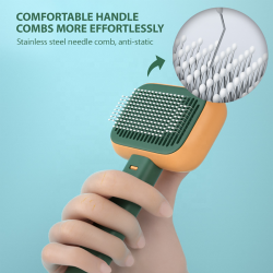 Automatic Pet Self-Cleaning Brush Dog Cat Shaving Brush Removing Dog Hair Pet Comb