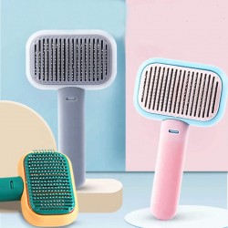 Automatic Pet Self-Cleaning Brush Dog Cat Shaving Brush Removing Dog Hair Pet Comb