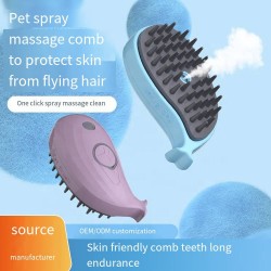 Hair Massage Steamy Comb Multifunctional Dog Self Cleaning Hair Remover Cat Spray Steam Brush
