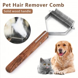 Wood Dog Comb