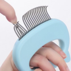 Cat Hair Remover Brush Pet Grooming Tools Dog Massage Comb Brush Cute Handle Remove Loose Hairs