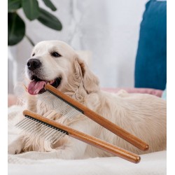 Pet Massage Hair Comb Hair Grooming Pet Removal Comb Solid Wood Comb Pet Products