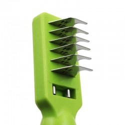 Hair Dematting Pet Comb Professional Pet Dog Face Plastic Grooming Comb