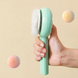 Pet Self Cleaning Brush Self Cleaning Slicker Brush Cat Comb Pet for Pets With Long or Short Hair