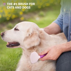 Pet Tangles Hair Brush Effortlessly Removes Tangles Hair Remover Brush Self Cleaning Steel Combs