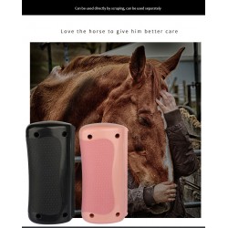 Horse Hair Remove Brush Custom Sweat Scraper Curry Comb for Grooming