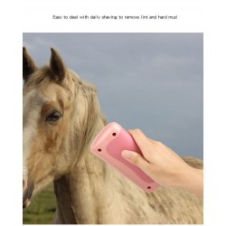 Horse Hair Remove Brush Custom Sweat Scraper Curry Comb for Grooming