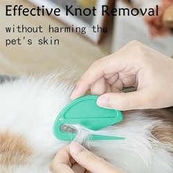 Pet Knotting Trim Comb Painless Shedding Knife Accessories Puppy Cat Fur Remover Pet Knot Cutter Remover